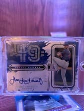 2025 Panini Impeccable Numbers Signatures Jake Arrieta #5 card