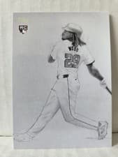 2025 Topps Update Keegan Hall Art Cards James Wood #KHAC-37 card