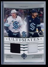 2024-25 Upper Deck Ultimate Collection Ulti-Mates Jersey Jared McCann/Chandler Stephenson #UTM-MS card