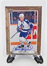 2024-25 Upper Deck Engrained Icons Beehive Portrait Signatures Tom Fergus #BH-TM card