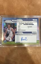 2024-25 Bowman University Chrome College Application Autographs Kon Knueppel #CAA-KK card