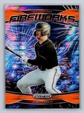 2025 Panini Prizm Fireworks James Tibbs III #10 card