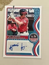 2025 Panini Stars & Stripes 13U/14U National Team Signatures Andres Armenta #NTS-AA card
