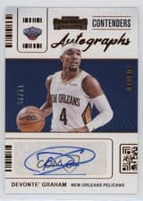 Devonte' Graham 2021 Panini Contenders Contenders Autographs card