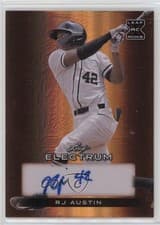 2024 Leaf Electrum Baseball Base Autograph RJ Austin #BA-RJA card
