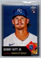 Bobby Witt Jr. 2022 Topps Chrome Platinum Anniversary card