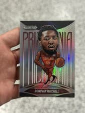 Donovan Mitchell 2024-25 Panini Prizm Black Prizmania card