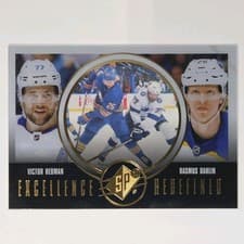 2024-25 SPx Excellence Redefined Victor Hedman/Rasmus Dahlin #EX-3 card