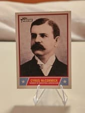 2025 Topps Heritage Notable Americans Cyrus McCormick #NS-69 card