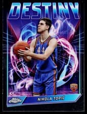 2024-25 Topps Chrome Destiny Nikola Topić #D-9 card