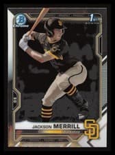 Jackson Merrill 2021 Bowman Draft Chrome card