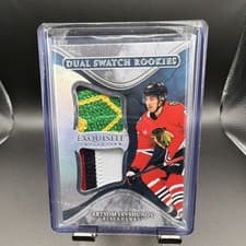 2025-26 Upper Deck Black Diamond Exquisite Dual Swatch Rookies Artyom Levshunov #EDS-AL card