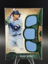 2026 Topps Tier One Tier One Relics George Springer #T1R-GS card