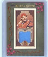 2025 Topps Allen & Ginter Allen & Ginter Mini Framed Relics Yadier Molina #MFR-YM card