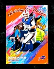 Josh Allen 2025 Panini Rookies & Stars Artistry in Motion card