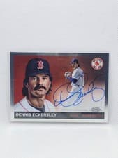 2025 Topps Chrome Platinum Autographs Dennis Eckersley #CPA-DE card