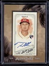 Tyler Mahle 2018 Topps Allen & Ginter Framed Mini Autographs card