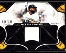 2025 Topps Tier One Relics Jackson Chourio #T1R-JC card