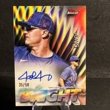 Josh Jung 2024 Finest Future So Bright Autographs card