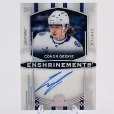 2024-25 Upper Deck The Cup Enshrinements Conor Geekie #E-GE card