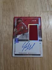 2024 Panini Impeccable Elegance Prospect Jersey Autographs Yohandy Morales #EPJ-YM card