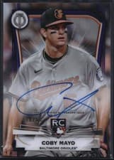 2025 Topps Tribute League Inauguration Autographs Coby Mayo #LIA-CM card