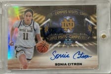 2024-25 Bowman University Chrome Campus Visits Autographs Sonia Citron #CVA-SC card
