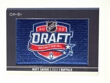 2024-25 O-Pee-Chee First Round Draft Patches Matt Savoie #DP-6 card