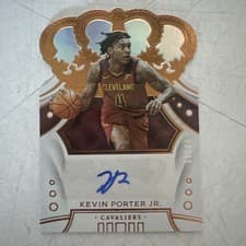 Kevin Porter Jr. 2019 Panini Crown Royale Rookie Autographs card