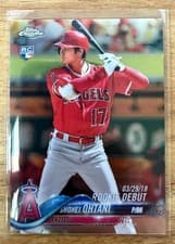 Shohei Ohtani 2018 Topps Chrome Update card