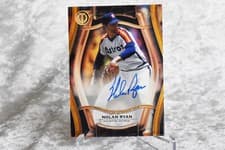2025 Topps Tribute Pillars Of The Game Autographs Nolan Ryan #PTGA-NR card