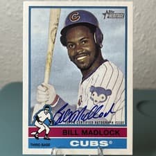2025 Topps Heritage Real One Autographs Bill Madlock #76RO-BM card