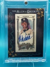 2025 Topps Allen & Ginter Framed Mini Autographs (Baseball) Jorge Posada #MA-JP card