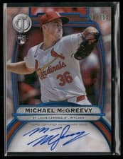 2025 Topps Tribute Autographs Michael McGreevy #TA-MMG card