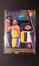 2024-25 Panini Totally Certified Fabric of the Game Rookies Bronny James Jr. #FGR-BRJ card