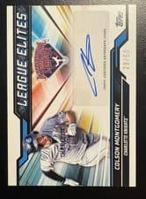 2025 Topps Pro Debut League Elites Autographs Colson Montgomery #LEA-CM card