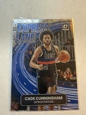 2022 Panini Donruss Optic Express Lane Cade Cunningham #17 card