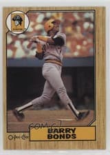 1987 O-Pee-Chee Barry Bonds #320 Rookie RC 0v21