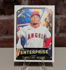 Christian Moore 2026 Topps Heritage The Enterprise card