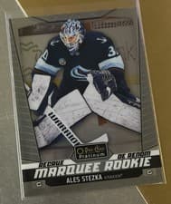 2024-25 O-Pee-Chee Platinum Base Set Ales Stezka #298 card