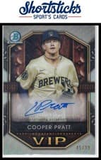 2025 Bowman Very Important Prospects Autographs Cooper Pratt #VIP-CP card