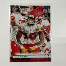 Isiah Pacheco 2022 Panini Chronicles Photogenic card