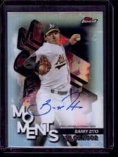 2024 Finest Moments Autographs Barry Zito #FMA-BZ card