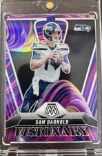 2025 Panini Mosaic Visionary Sam Darnold #22 card