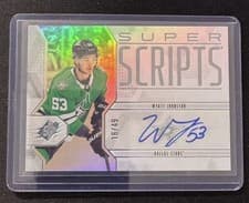 2025-26 SPx SuperScripts Wyatt Johnston #SS-WJ card