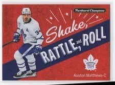 2024-25 Parkhurst Champions Shake Rattle and Roll Auston Matthews #SRR-7 card