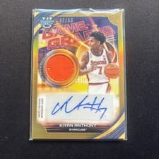 2025-26 Bowman University Best Game Graphs Kiyan Anthony #GG-KA card