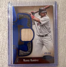 2026 Topps Tier One Tier One Legend Relics Manny Ramirez #T1LR-MR card