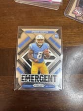 2025 Panini Prizm Emergent Omarion Hampton #9 card