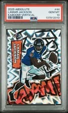 2025 Panini Absolute Kaboom! Vertical Lamar Jackson #44 card